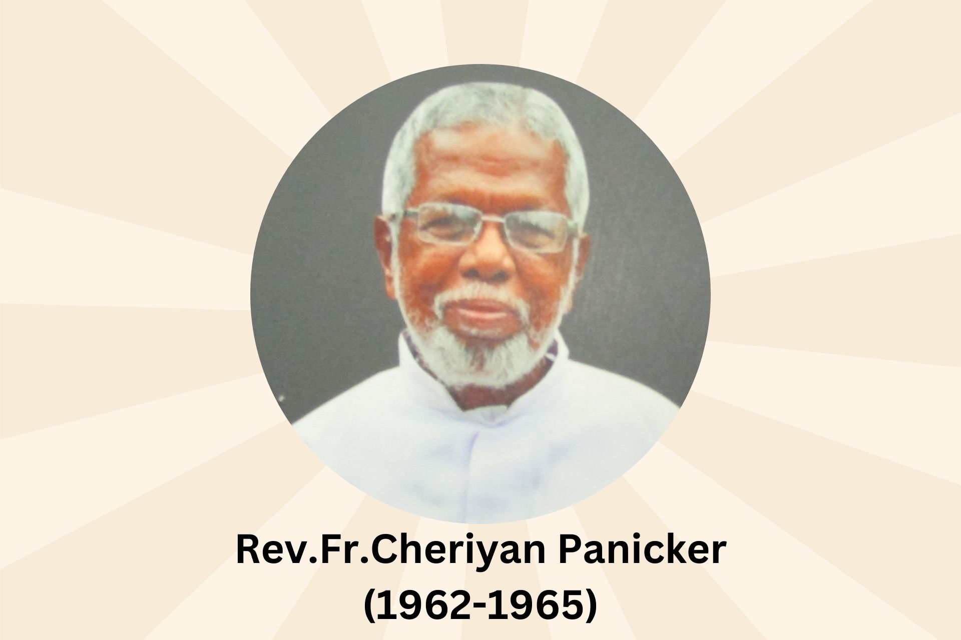 Rev.Fr.Cheriyan Panicker (1962-1965)