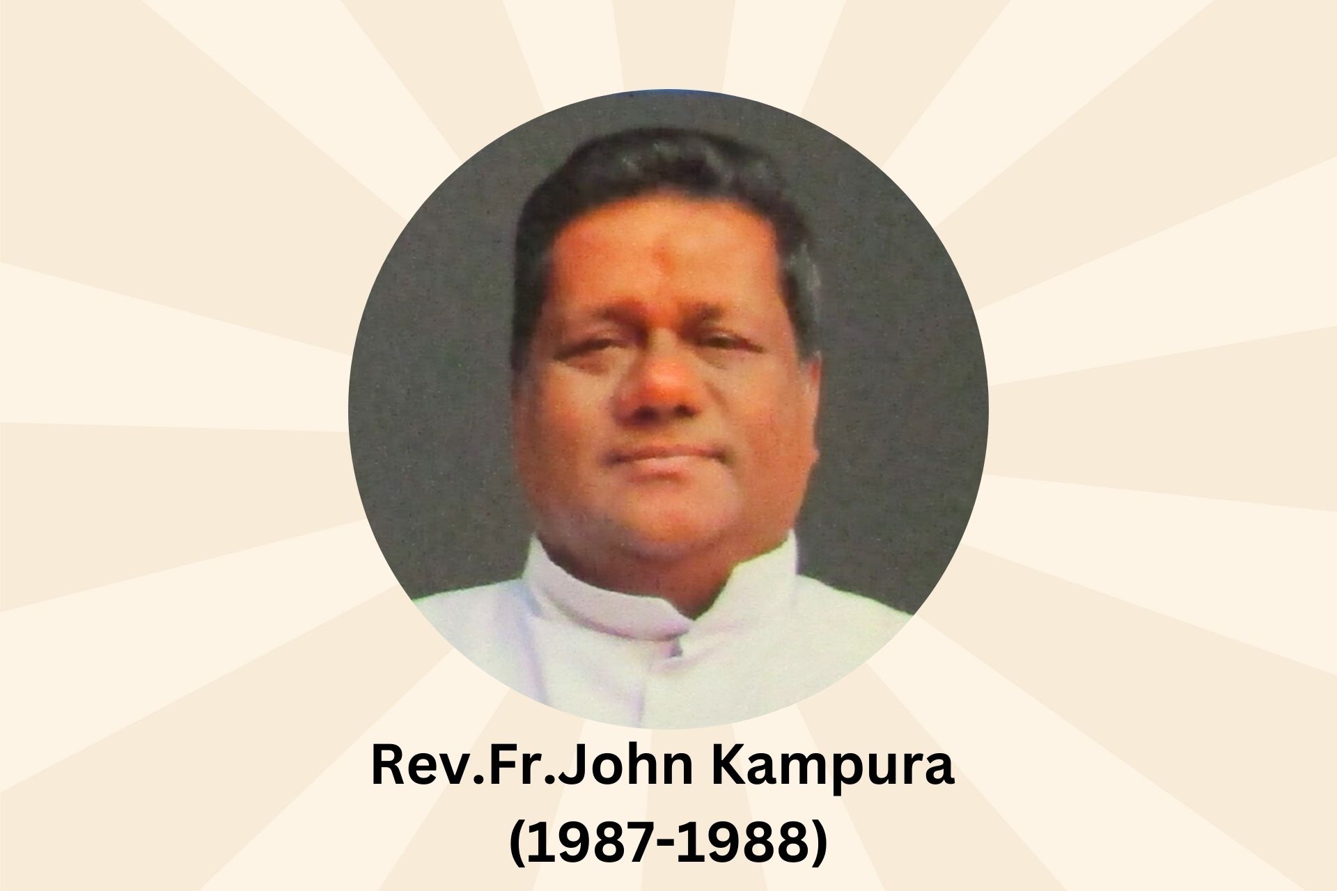 Rev.Fr.John Kampura (1987-1988)